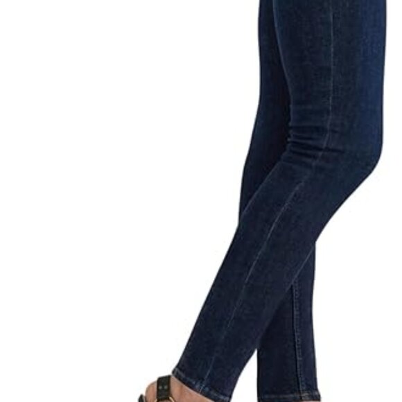 LEE Women's Legendary Mid Rise Skinny Jean Sz 16 Short  Dark Strides - Picture 8 of 12
